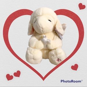 Russ Berrie Lovable Lambie Plush 8” Avon 2002 Non-working Music